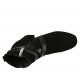 Damenstiefelette mit Rei?verschluss und Schnalle aus schwarzem Wildleder und Lackleder Absatz 7 - Verfügbare Größen:  32, 33, 34, 42, 43, 44