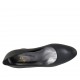 Escarpin pour femmes à bout arrondi en cuir bleu talon 5 - Pointures disponibles:  32, 33, 34, 43, 44, 45