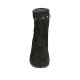 Stivaletto da donna con borchie e cerniera in camoscio nero tacco 6 - Misure disponibili: 32, 33, 34, 42, 43, 44, 45, 46