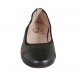 Ballerinaschuh für Damen aus schwarzem Leder Absatz 1 - Verfügbare Größen:  42, 43, 44, 45, 46, 47