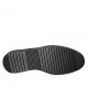 Mocassin pour femmes en cuir noir avec strass talon compensé 3 - Pointures disponibles:  43, 44, 45