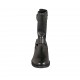 Botin para mujer con cremallera y hebillas en piel negra tacon 2 - Tallas disponibles:  43, 44, 45, 46
