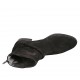 Bottines pour femmes en daim noir avec fermeture éclair posterieur talon 3 - Pointures disponibles:  42, 43, 44, 45, 46
