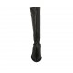 Bottes pour femmes avec fermeture éclair posterieur en cuir noir talon 3 - Pointures disponibles:  42, 43, 44, 45, 46