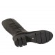 Botas para mujer con cremallera en piel negra tacon 5 - Tallas disponibles:  42, 43, 44