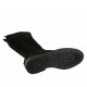 Stivale da donna con cerniera posteriore in camoscio nero tacco 3 - Misure disponibili: 43, 44