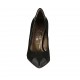 Escarpin pour femmes en daim et cuir verni noir talon 9 - Pointures disponibles:  32, 33, 34, 42, 43, 44