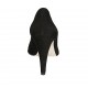 Escarpin pour femmes en daim noir talon 9 - Pointures disponibles:  32, 33, 34, 42, 43, 44, 45