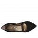 Women's pump shoe in black suede heel 9 - Available sizes:  32, 33, 34, 42, 43, 44, 45