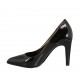 Decolté a punta da donna in vernice nera con tacco 9 - Misure disponibili: 32, 33, 34, 42, 43, 45