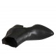 Stivaletto a punta da donna con elastici in pelle nera tacco 5 - Misure disponibili: 33, 42, 43, 44, 45