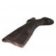 Woman's boot in brown leather with zipper heel 8