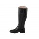 Stivale da donna in pelle nera con cerniera tacco 2 - Misure disponibili: 32, 33, 42, 43, 44, 45