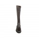 Bottes pour femmes avec fermeture éclair interieur en cuir marron talon 2 - Pointures disponibles:  32, 33, 34, 43, 44, 45