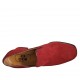 Mocasino para mujer en gamuza roja tacon 6 - Tallas disponibles:  33, 34, 42, 43, 45, 46