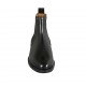 Bottines pour femmes avec elastiques et goujons en cuir noir talon 2 - Pointures disponibles:  33, 34, 42, 43, 44, 45