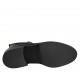 Bottines pour femmes avec elastiques et goujons en cuir noir talon 2 - Pointures disponibles:  33, 34, 42, 43, 44, 45