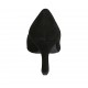 Decolté a punta da donna in camoscio nero con tacco a campana 7 - Misure disponibili: 31, 33, 34, 42, 43, 44, 46