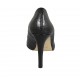 Escarpin pour femmes en cuir imprimé noir talon 9 - Pointures disponibles:  31, 33, 34, 43