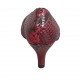Decolté da donna in pelle stampata rossa e nera tacco 5 - Misure disponibili: 31, 33, 42, 43, 44, 45, 46