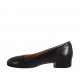 Escarpin pour femmes en cuir noir talon 3 - Pointures disponibles:  33, 42, 43, 44, 45, 46