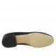 Escarpin pour femmes en cuir noir talon 3 - Pointures disponibles:  33, 42, 43, 44, 45, 46
