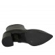 Stivaletto a punta da donna con cerniera in pelle nera tacco 5 - Misure disponibili: 31, 32, 33, 34, 42, 44, 45, 46, 47