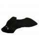 Spitze Damenstiefelette mit Reissverschluss aus schwarzem Wildleder Absatz 5 - Verfügbare Größen:  31, 32, 34, 42, 43, 44, 45, 46, 47