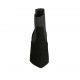Woman's pointy ankle boot with elastic band in black suede heel 8 - Available sizes:  31, 32, 33, 34, 43, 44, 45, 46