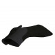 Botines a punta para mujer con elastico en gamuza negra tacon 8 - Tallas disponibles:  31, 32, 33, 34, 43, 44, 45, 46