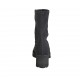 Bottines para mujer en tejido elastico negro tacon 5 - Tallas disponibles:  33, 34, 42, 43, 44, 45, 46, 47