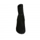 Stivaletto da donna con cerniera in camoscio nero tacco grosso 8 - Misure disponibili: 31, 32, 33, 34, 42, 43, 46, 47
