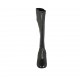 Stivale da donna con cerniera in pelle nera tacco 5 - Misure disponibili: 31, 32, 33, 34, 42, 43, 44, 45, 46, 47