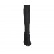 Botas para mujer en tejido elastico negro tacon 3 - Tallas disponibles:  33, 34, 43, 44, 45