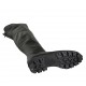 Kniehoher Damenstiefel aus schwarzem Leder mit Reissverschluss Absatz 3 - Verfügbare Größen:  33, 34, 42, 43, 44