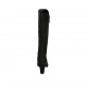 Woman's pointy boot with zipper in black suede heel 7 - Available sizes:  31, 32, 33, 34, 43, 44, 45, 46, 47
