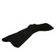 Woman's pointy boot with zipper in black suede heel 7 - Available sizes:  31, 32, 33, 34, 43, 44, 45, 46, 47