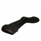 Bottes pour femmes avec revers et fermeture eclair en daim noir talon 3  - Pointures disponibles:  33, 34, 42, 43, 44, 45