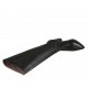 Woman's pointy boot with zipper in black leather heel 8 - Available sizes:  34, 42, 43