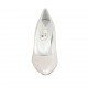 Woman's pump in pearled ivory leather heel 8 - Available sizes:  31, 32, 33, 34, 42, 43, 44, 45, 46