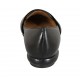 Mocasino a punta para mujer en piel y charol negro tacon 2 - Tallas disponibles:  33, 34, 42, 43, 45, 46