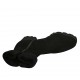 Stivaletto da donna con cerniere in camoscio nero tacco 5 - Misure disponibili: 31, 32, 33, 34, 42, 43, 44, 45, 46, 47