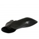 Botines puntiagudos para mujer con cremallera en piel negra tacon 7 - Tallas disponibles:  31, 32, 33, 34, 42, 43, 45, 46, 47