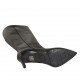 Woman's pointy boot with zipper in black leather heel 8 - Available sizes:  31, 32, 33, 34, 42, 43, 45, 46, 47