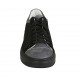Scarpa stringata da donna con plantare estraibile in camoscio nero e grigio e rete nera zeppa 4 - Misure disponibili: 34, 42, 43, 44, 45