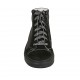 Scarpa stringata da donna con plantare estraibile in pelle nera e bronzo e camoscio nero zeppa 4 - Misure disponibili: 33, 42, 43, 44, 45