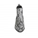 Woman's pointy ankle boot with elastic bands in black and grey printed leather heel 5 - Available sizes:  34, 42, 43, 44, 45