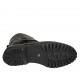 Stivaletto da donna in vernice nera con cerniera, fibbia e bottone a pressione tacco 3 - Misure disponibili: 33, 42, 43, 44, 45