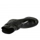 Stivaletto da donna in vernice nera con cerniera, fibbia e bottone a pressione tacco 3 - Misure disponibili: 33, 42, 43, 44, 45