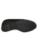 Scarpa accollata da donna con elastici e plantare estraibile in camoscio, camoscio stampato e vernice nera zeppa 6 - Misure disponibili: 31, 33, 34, 42, 43, 44, 45